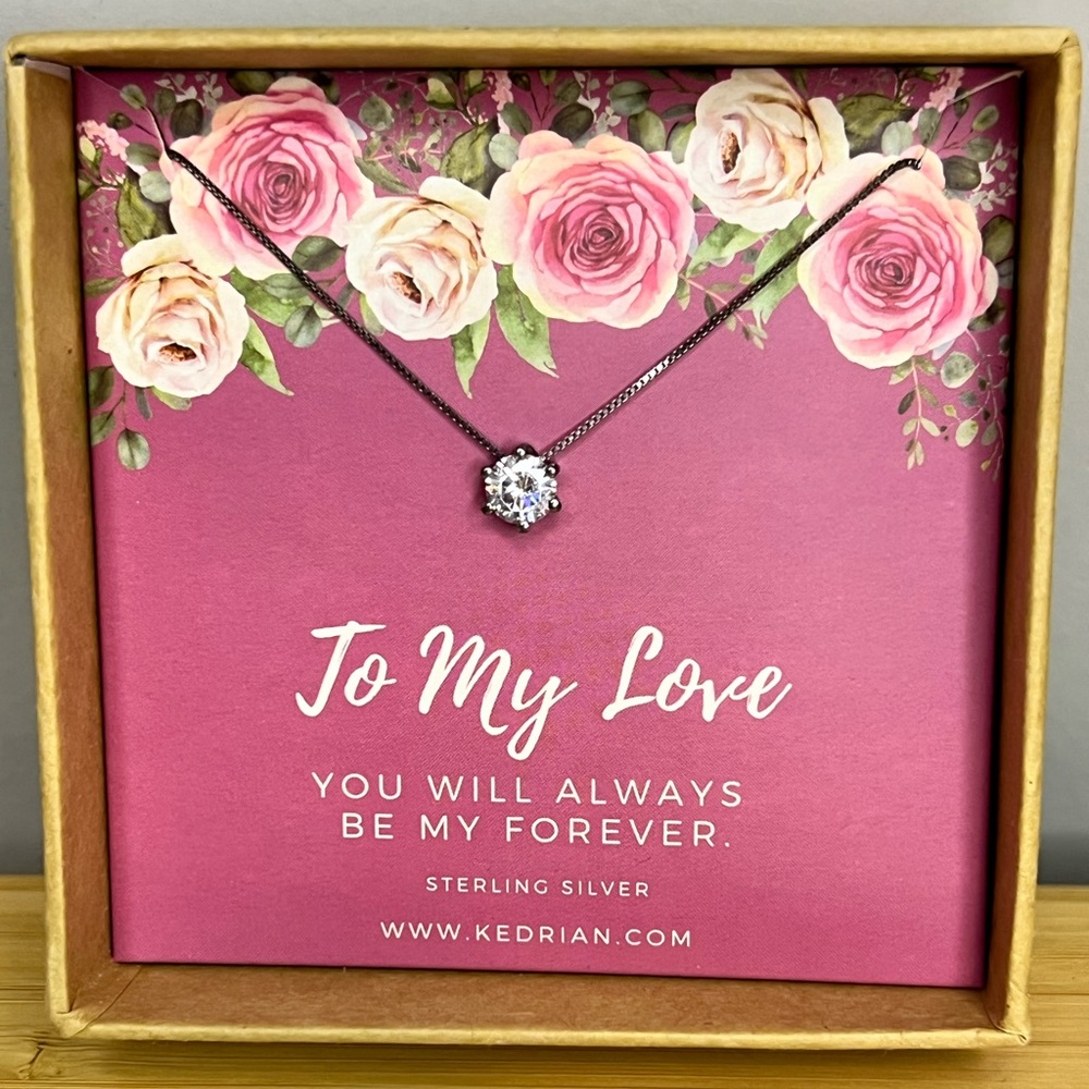 Sterling Silver Necklace “To My Love”